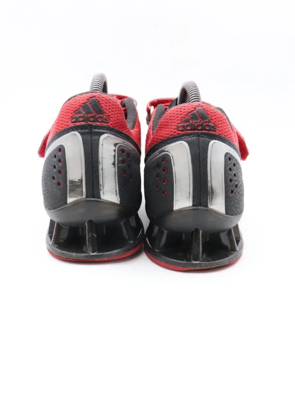 Adidas AdiPower Weightlifting Sneaker Men's 7.5 Black Red Low Top Shoes M21865